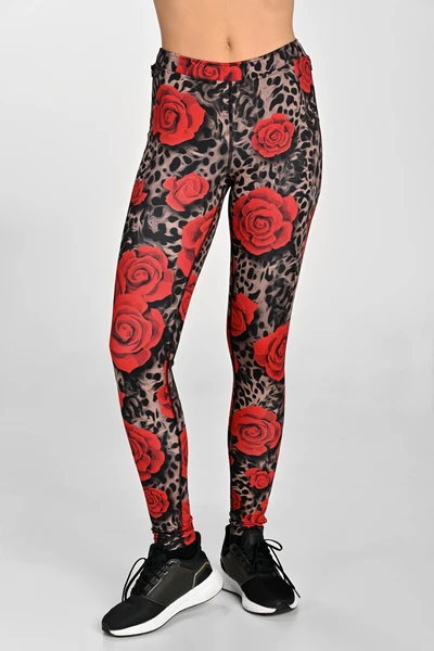 Insulated running leggings Dynamic Selva Roses