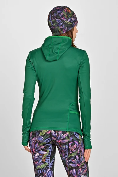 Thermoactive hoodie Fern Green