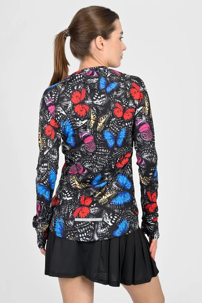 Blouse Zip Butterfly