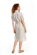 Summer Linen Dress Duna Grey - ILD-80 - packshot