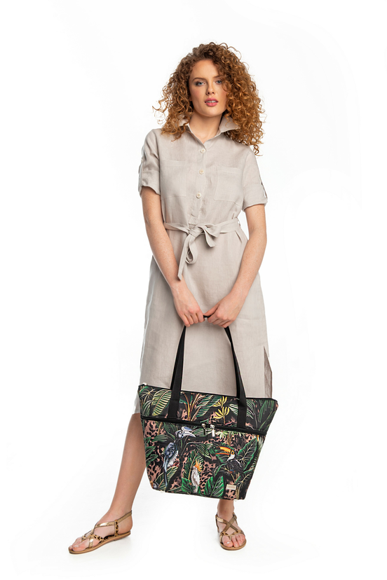 Summer Linen Dress Duna Grey - ILD-80 - packshot