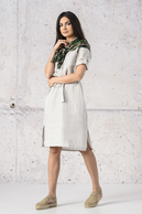 Summer Linen Dress Duna Grey - ILD-80 - packshot