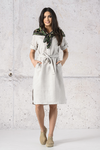 Summer Linen Dress Duna Grey - ILD-80