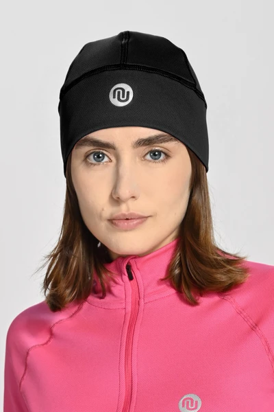 Short insulated hat Black