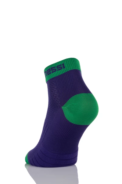 Seamless breathable socks Purple-Green