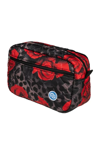 Quilted cosmetic bag Selva Roses