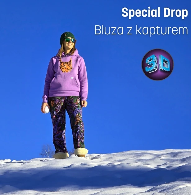 Special Drop Bluza z nadrukiem 3D